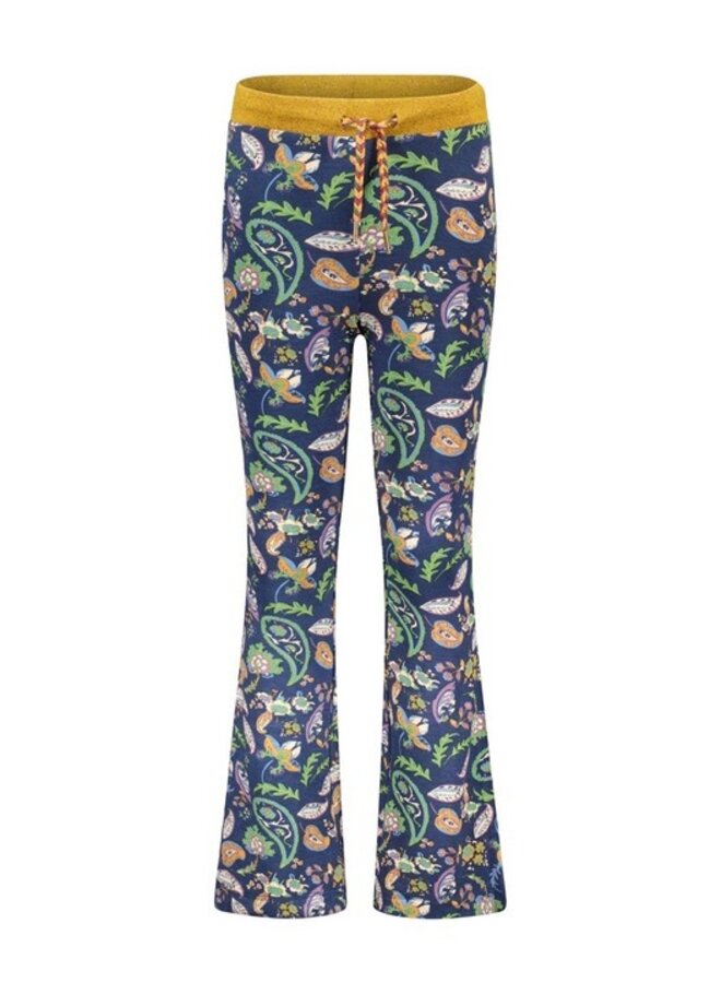 Flo girls crepe jersey flare pants with AOP paisley F308-5655 | Paisley 970 (W23)