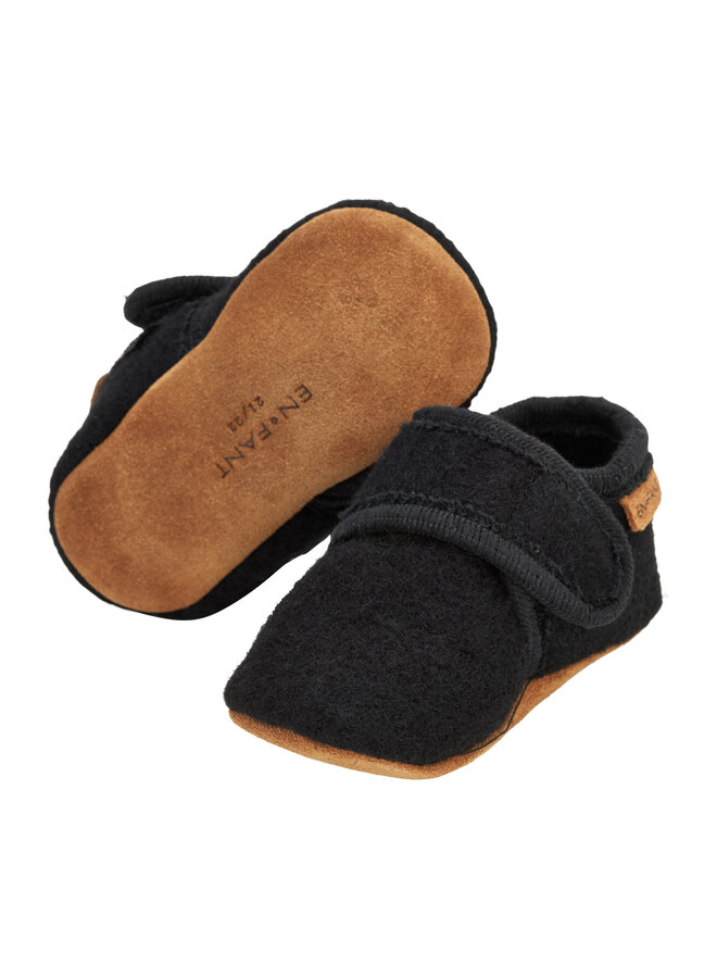 Baby Wool slippers | Black (1060)