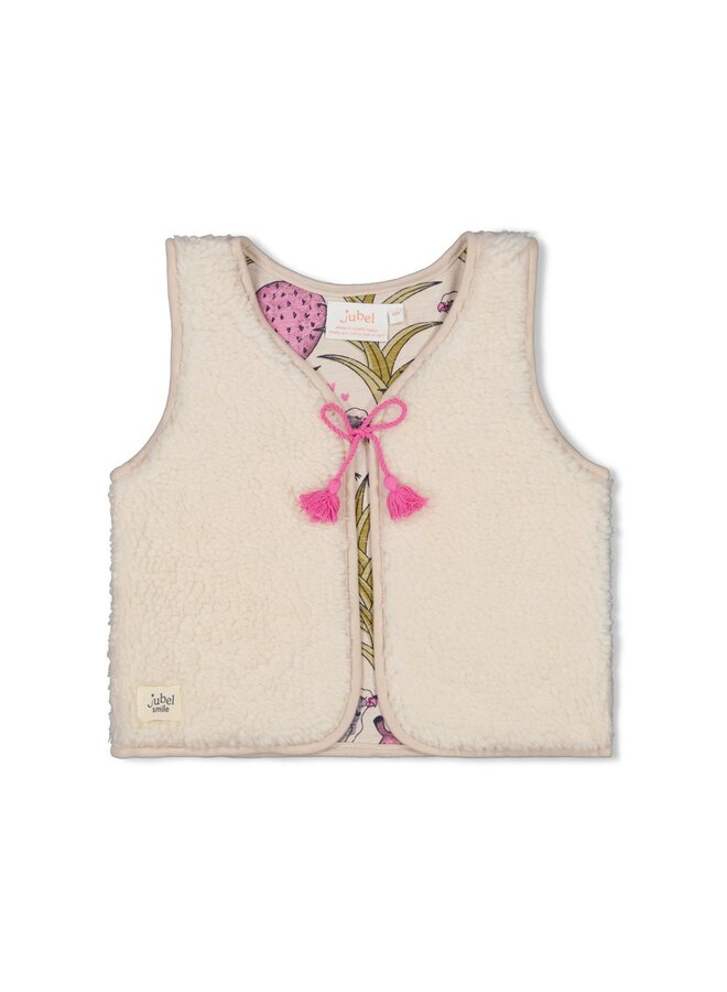 Gilet Teddy - Dream About Summer (Offwhite) | 91200010