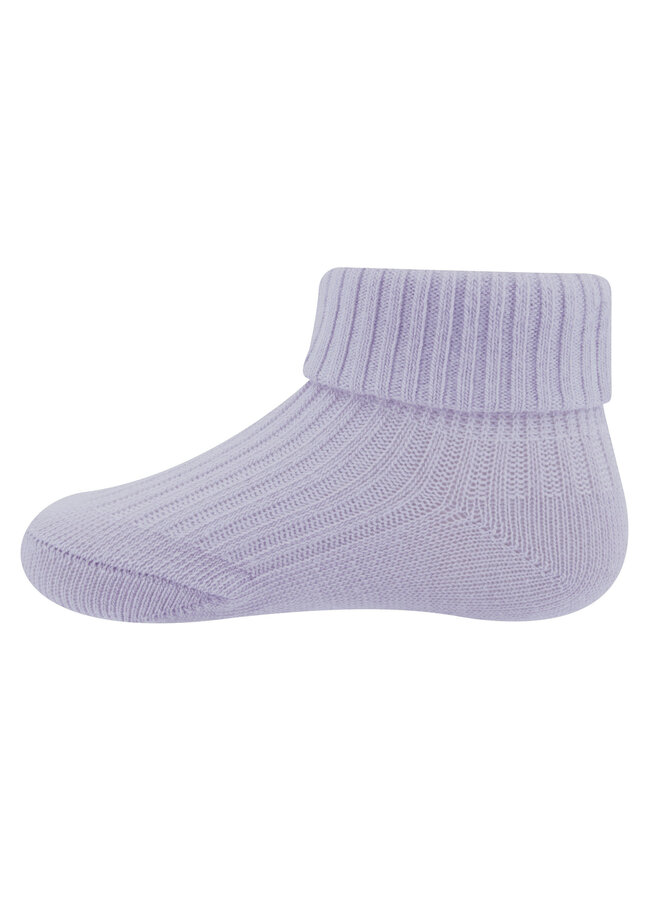 Socken Rippe/Umschlag | 242231 (h. flieder 716)