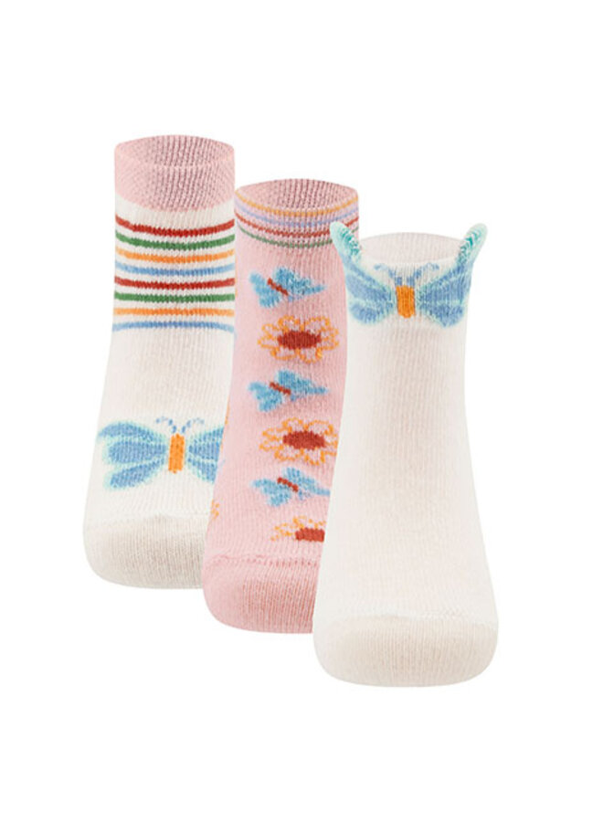 Socken 3er Pack Schmetterlinge | 205370 ( 1)