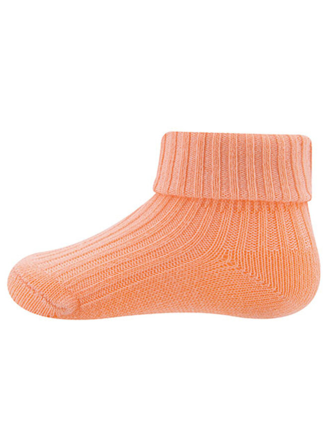 Socken Rippe/Umschlag | 242231 (apricot 647)