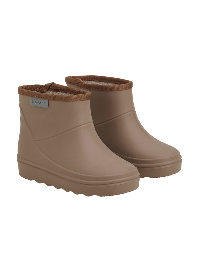 Rain Boots Short Solid | Acorn (2608)