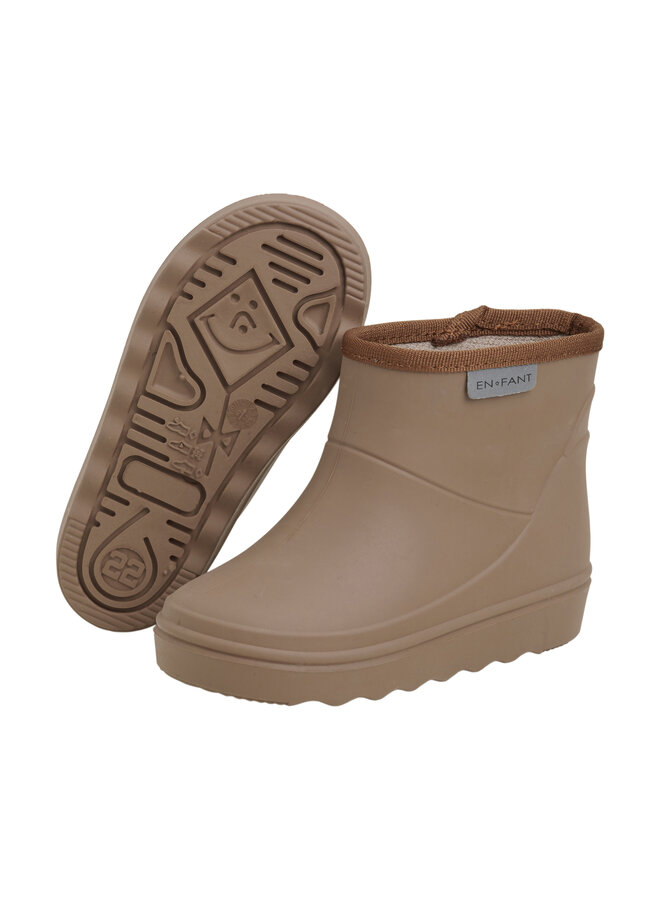 Rain Boots Short Solid | Acorn (2608)