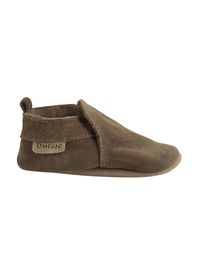 Slippers Suede Solid | Acorn (2608)