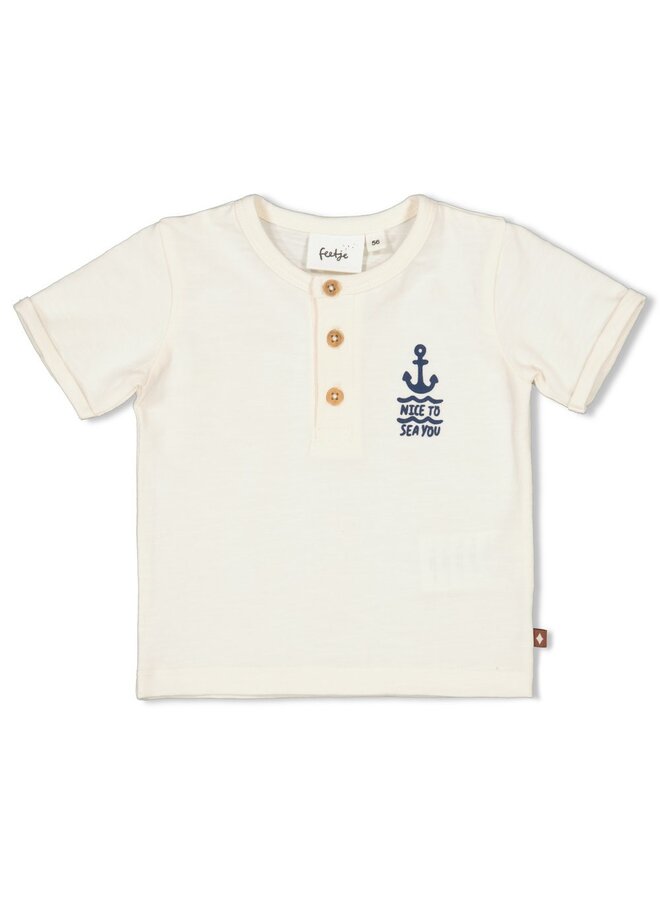 T-shirt - Let's Sail (Offwhite) | 51700841