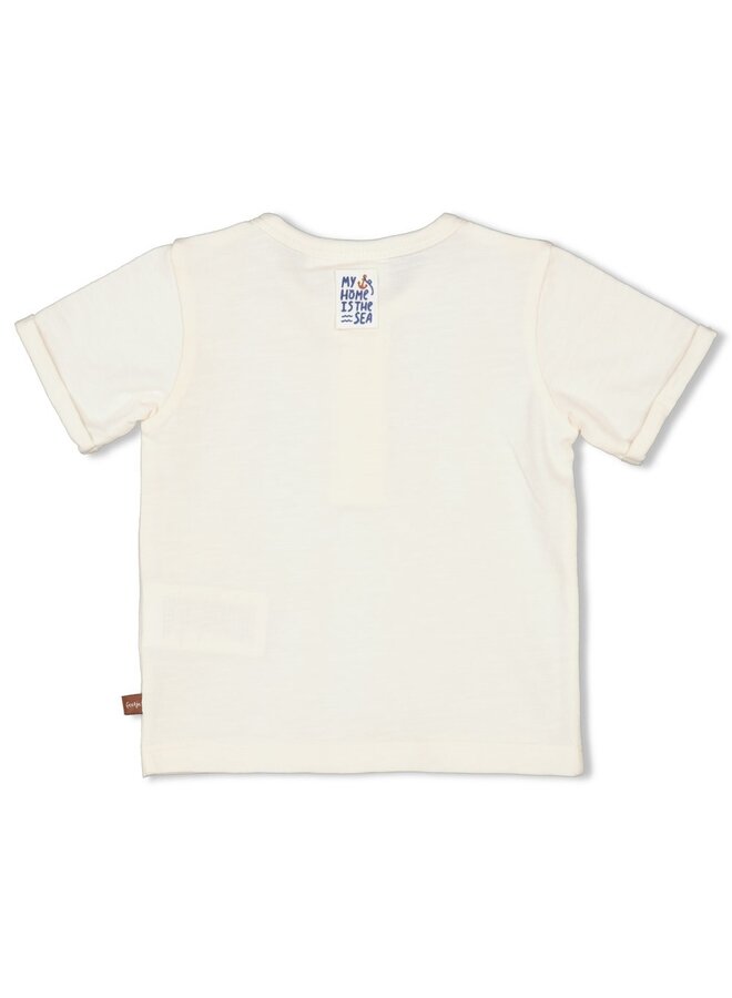 T-shirt - Let's Sail (Offwhite) | 51700841