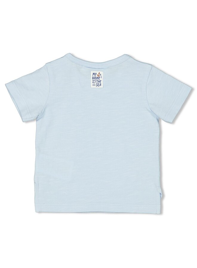 T-shirt - Let's Sail (Blauw) | 51700839