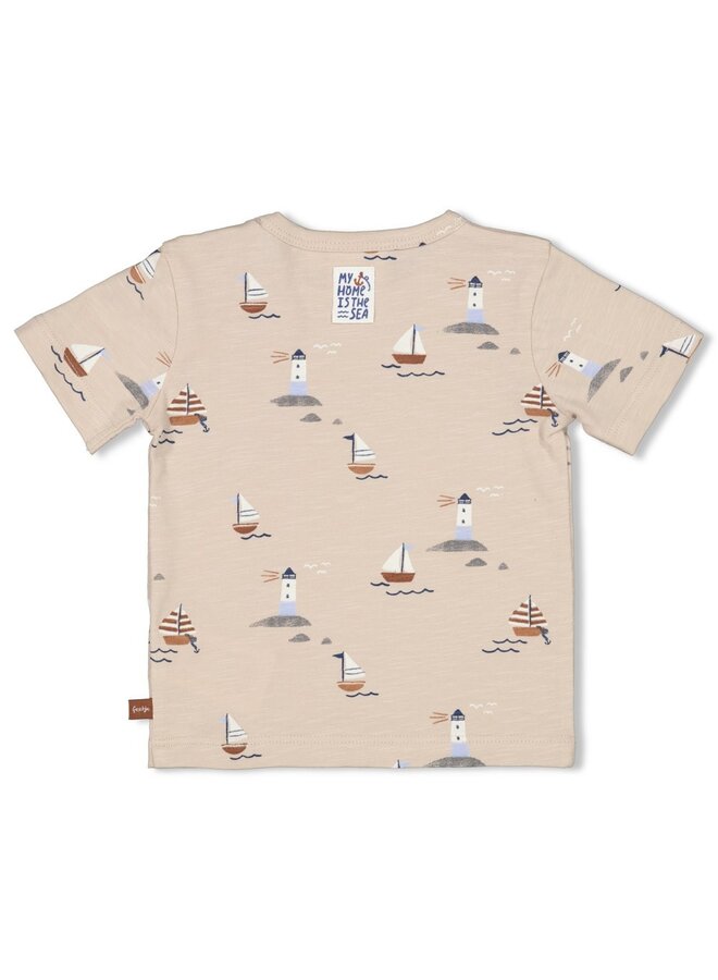 T-shirt AOP - Let's Sail (Zand) | 51700837