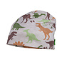 MINI-beanie, jersey printed 43500-135600 | silbermeliert-sudanbrown-dino (82)