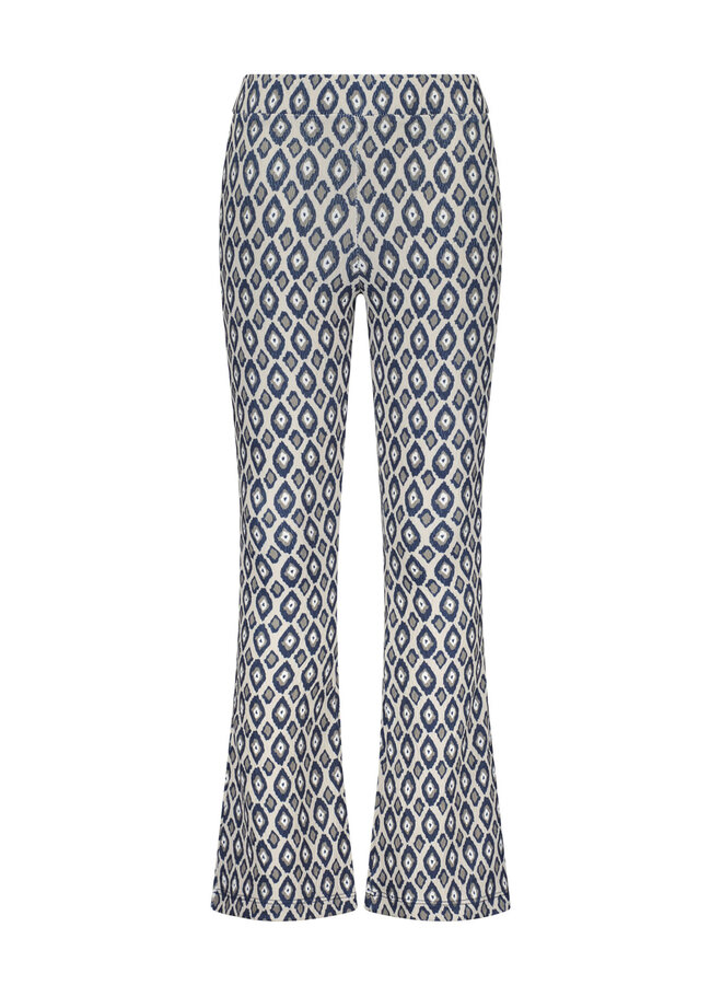 F402-5620 Flo girls AOP flared pant | Panter Ikat (938) S24