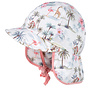 BABY-cap with visor,"flamingo" 44500-128800 | wollweiß-flamingo (74)