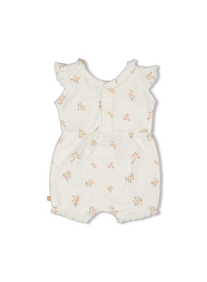 Playsuit AOP - Bloom With Love (Offwhite) | 51100078