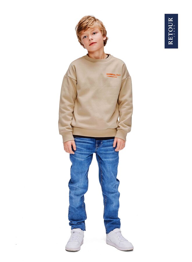 RDB-300-MEI James Straight | medium indigo denim (ALL SEASON)