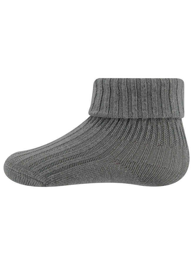 Socken Rippe/Umschlag | 242231 (Grau-braun 354)