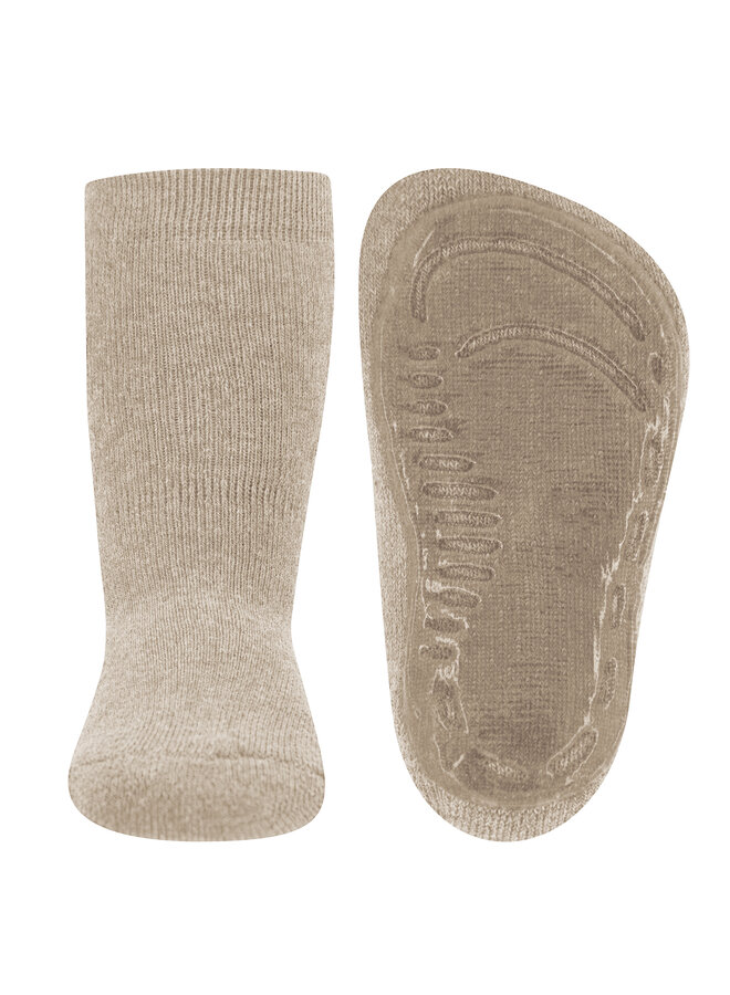 Stoppersocken SoftStep Uni | 241000 (Dunkel beige mel 2185)