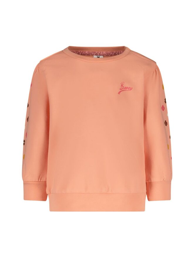 Sofia B.Nosy mini girls sweater Y408-7324 | Peach 233 (W24)