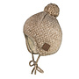 MINI-hat, sewed, pompon 45575-292194 | braunmeliert (89)