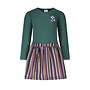 Dakota B.Nosy mini girls dress stripe  Y409-7826 | Storm green 386 (W24)