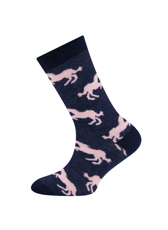 Socken GOTS Pferde | 201547 (navy 1139)