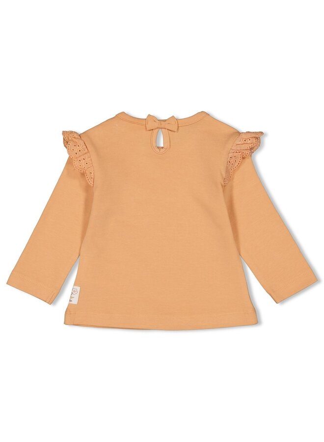 Longsleeve - Flower Field (Abrikoos) | 51602543