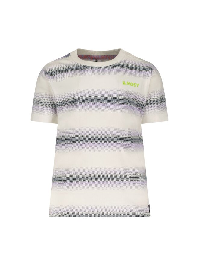 Timmy B.Nosy boys mini t-shirt Y502-8403 | TIEDYE stripe blue (944)