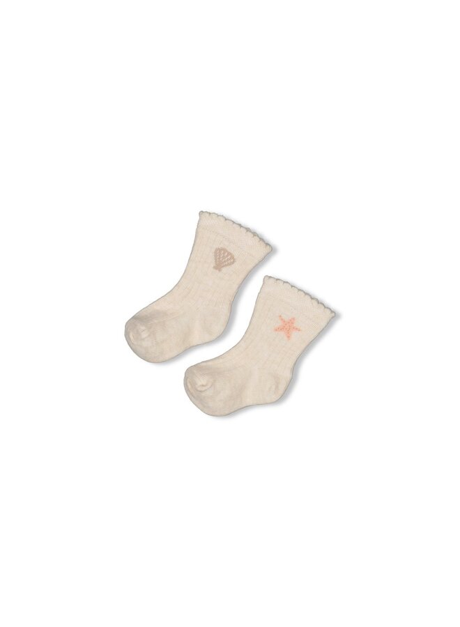 Sokken - Starfish Wishes (Offwhite melange) | 50400321