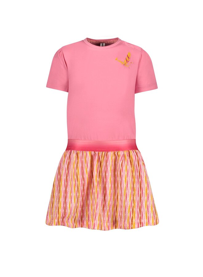 Dorsi B.Nosy mini dress with skirt Y502-7851 | Sugar Pink (284)