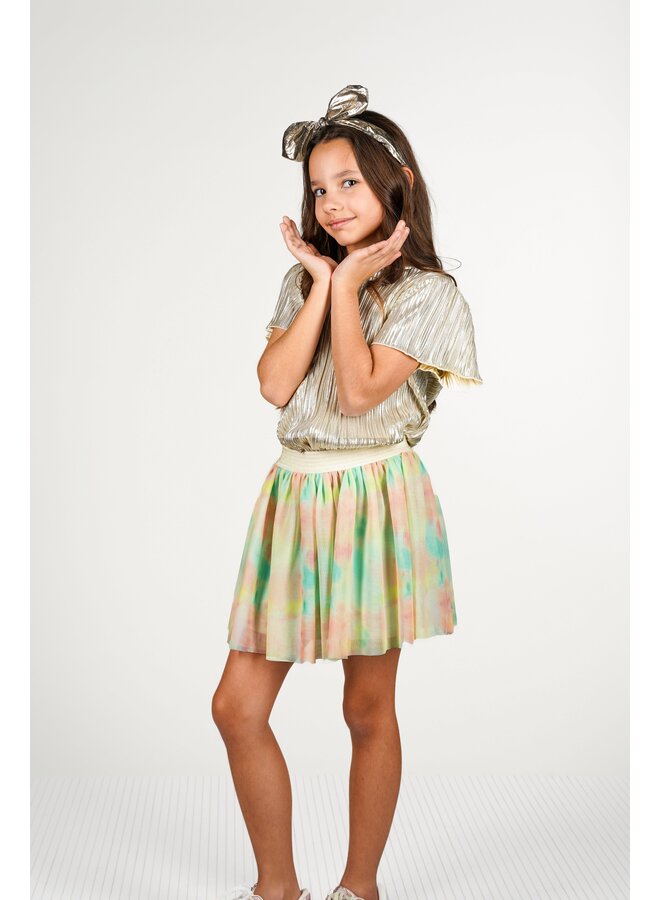 River mesh skirt Y502-5730 | Blossom Mesh AO (991)