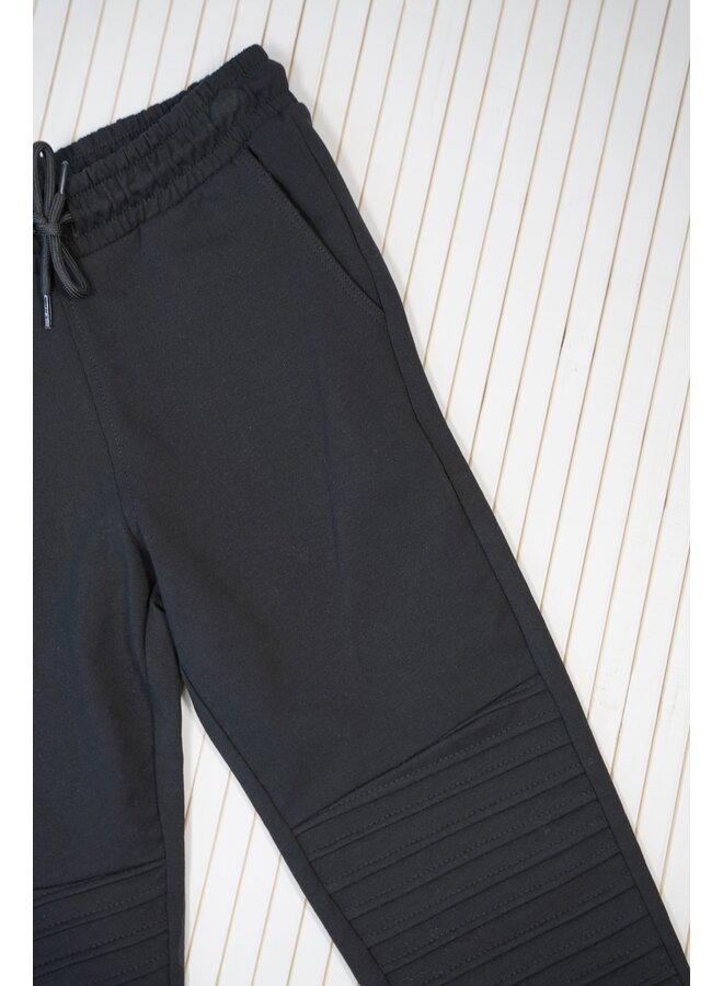 Pepe sweat pants with folded knee part Y502-6620 | Black (099)
