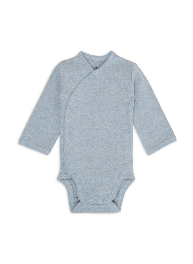 Romper LS Melange | Blue Fogg