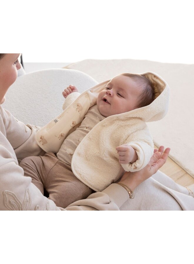 Longsleeve AOP - Sleepy Sheepy (Taupe melange) | 51602565