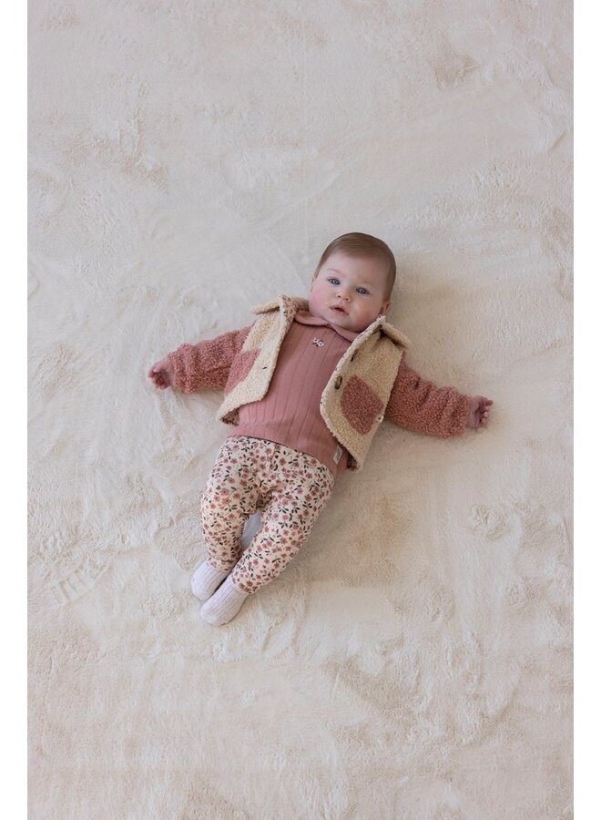 Longsleeve pointelle rib - Woodland Bloom (Mauve) | 51602612