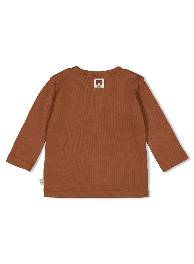 Longsleeve rib - Wild World (Bruin) | 51602630