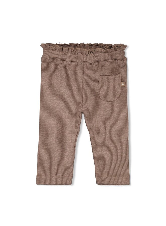 Legging rib - Better Together (Bruin melange) | 52202446