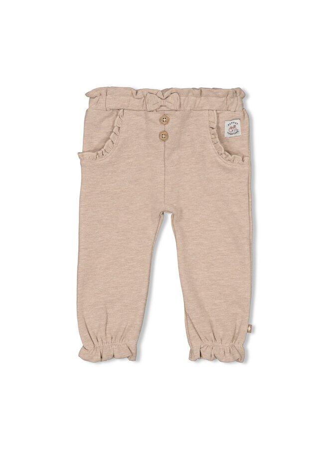 Broek ruches - Better Together (Taupe melange) | 52202443