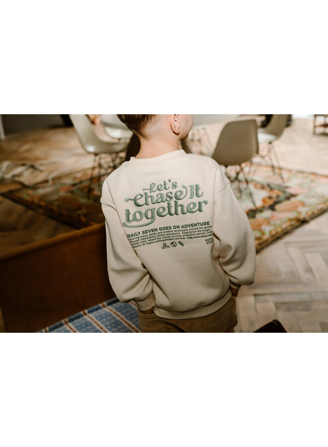 Oversized Sweater Backprint 920234 | Sandshell (2020) W25