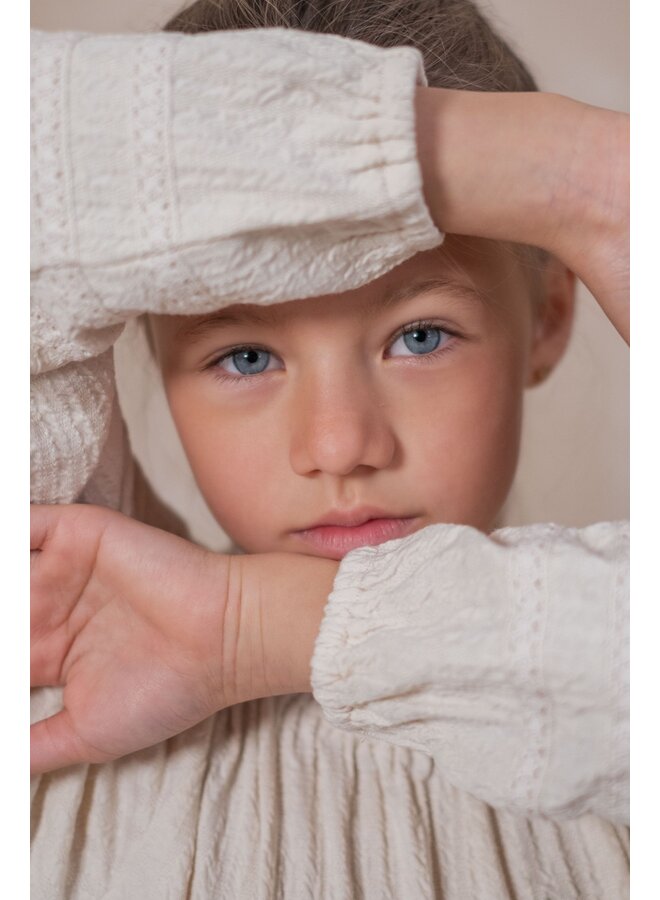 F508-5401 Eli Flo girls jacquard jersey blouse | Kit (050) W25