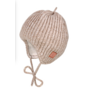 BABY-knitted hat, sewed, rib 25575-285100 | Braunmeliert (89)