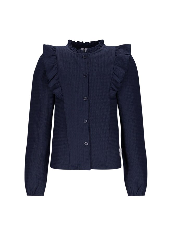 Beau B.Nosy girls blouse YNOOS-5124-190 | Navy 190 (W25)