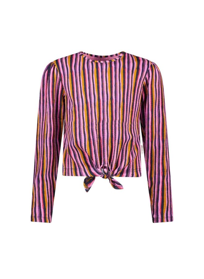 Tori B.Nosy girls top with knot Y508-5401 | Electic AO 983 (W25)