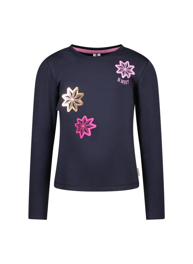 Tiara B.Nosy girls long sleeve Y508-5424 | Navy 190 (W25)