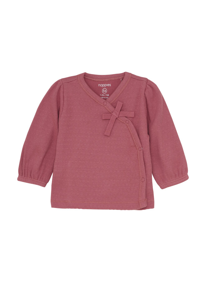 G Wrap Top Tracy long sleeve 5470020 | Rose (AW25)