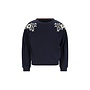 F508-5305 Danee Flo girls sweater with artwork | Navy (190) W25