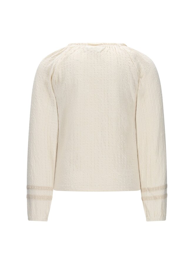 F508-5401 Eli Flo girls jacquard jersey blouse | Kit (050) W25