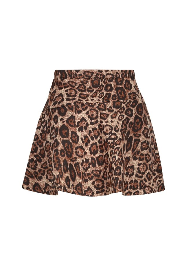 F508-5710 Stine Flo girls skirt with ruffle hem | Animal (900) W25