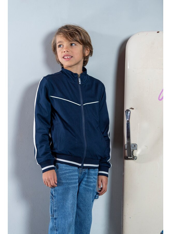 Cas B.Nosy boys sporty cardigan Y508-6321 | Navy 190 (W25)