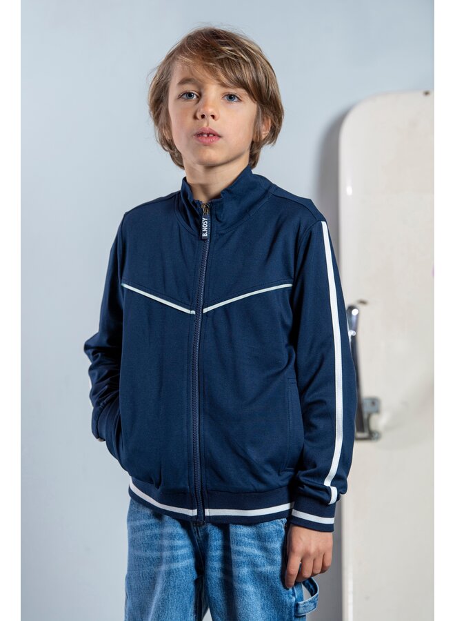 Cas B.Nosy boys sporty cardigan Y508-6321 | Navy 190 (W25)