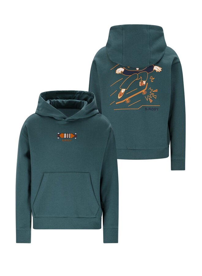 Sep B.Nosy boys hoodie Y508-6350 | Jasper Green 314 (W25)