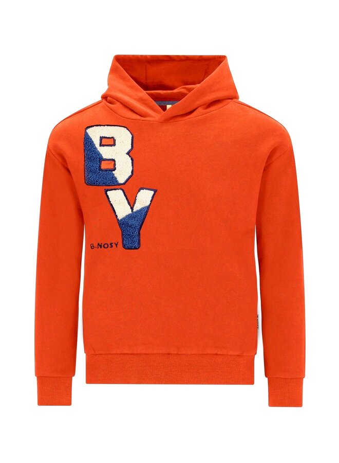 Sep B.Nosy boys hoodie Y508-6350 | Red Clay 210 (W25)